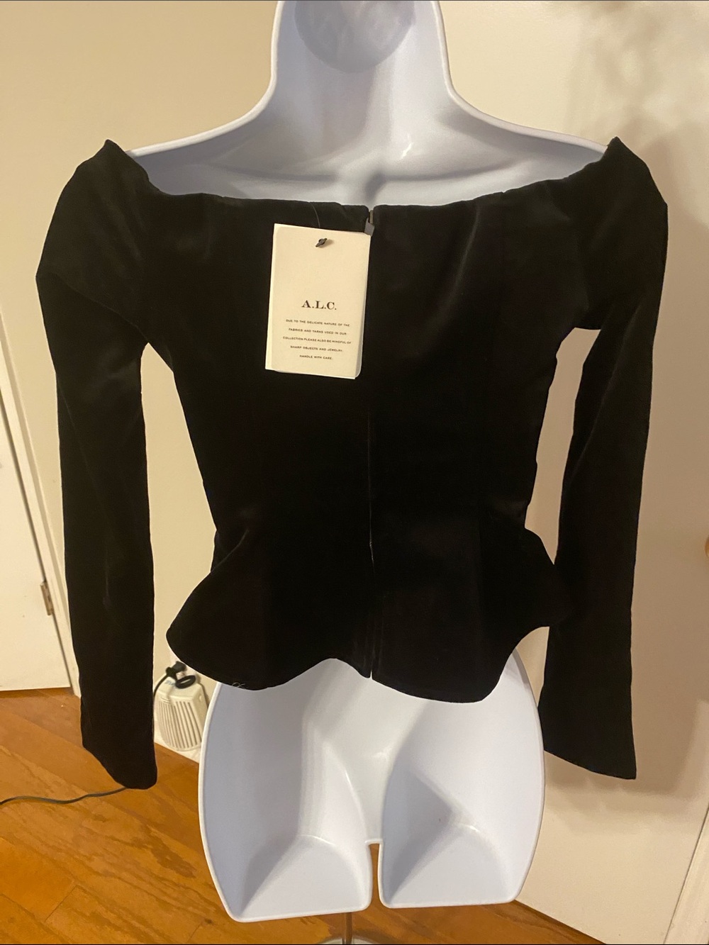 A.L.C. Velvet Blouse - Picture 6 of 16